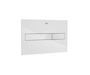 Roca A890196000 PL2 DUAL (ONE) Piatto Azionamento Download Doppio, Bianco