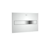 Roca A890196001 PL2 (One) Piatto Azionamento Download Doppio, Cromato, Plastica, Cromo