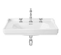Roca Carmen lavabo 80x50 cm rettangolare a parete bianco lucida A3270A0003
