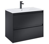 Roca Claudia armadietto 80x45.6x63.5 cm sottolavabo sospeso nero A857795532