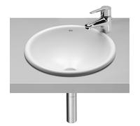 Roca Foro lavabo 36x36 cm rotonda da incasso bianco lucida A327880000