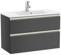 Roca Gap-N Compacto lavabo con armadietto 80.5 cm antracite A851497153