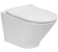 Roca Gap Round vaso wc sospeso senza brida bianco A3460NBS00