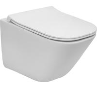 Roca Gap Square vaso wc sospeso senza brida bianco A34647A000