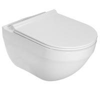 Roca Hebe vaso wc sospeso senza brida bianco lucida A34H138000