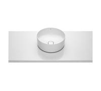Roca Inspira lavabo 37x37 cm rotonda da appoggio bianco lucida A327523S00