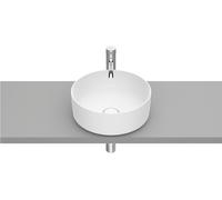 Roca Inspira lavabo 37x37 cm rotonda da appoggio bianco opaca A327523620