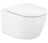 Roca Meridian vaso wc sospeso senza brida con scarico a vortice bianco lucida A346747S00