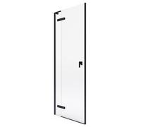 Roca Metropolis-N porta doccia 160 cm a battente nero opaca/vetro trasparente AMP0816016M