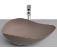 Roca Ohtake lavabo 54x37.5 cm da appoggio marrone/beige opaca A327A13660