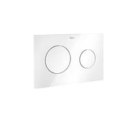 Roca PL10 One Piastra di azionamento, Plastica, Bianco