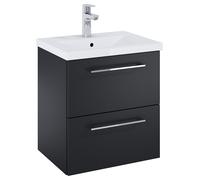 Roca Roma Compact armadietto 50x38.4x53 cm sottolavabo sospeso nero A857951532