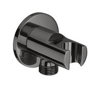 Roca Round prese d'acqua con supporto doccetta nero A5B5250CN0