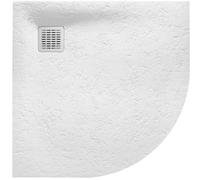 Roca Terran piatto doccia semicircolare 90x90 cm bianco AP10538438401100