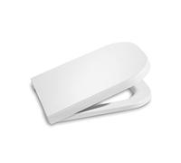 Roca A80147200B Sedile e Coperchio Supralit, Caduta Ammortizzata, Collezione The Gap Square, Bianco, 43L x 35W