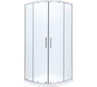 Roca Town-N box doccia 80x80 cm semicircolare cromo lucida/vetro trasparente AMP2508012M