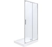 Roca Town-N porta doccia 100 cm scorrevole cromo lucida/vetro trasparente AMP2810012M