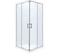 Roca Town-N Square box doccia 90x90 cm quadrato cromo lucida/vetro trasparente AMP2609012M
