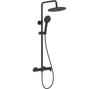 Roca Vega Plus set doccia a parete con soffione nero A5A9A6ENB0