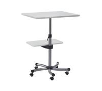 Rocada 3050 - Supporto workstation per computer e stampante, colore: grigio