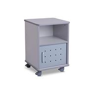 ROCADA Carrello stampante grigio per ufficio compatto