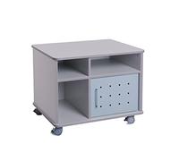 ROCADA Carrello stampante grigio salvaspazio per ufficio