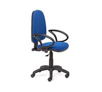 Rocada Sedia scrivania, Nylon Tessuto, Grigio-Bracciolo, M