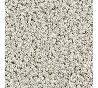 Rocaille - Perline per semi, misura 15/0, foro 0,5-0,8, metallo argento, 25 g