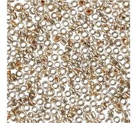 Rocaille Seed Beads, misura 15/0, foro 0,5-0,8, oro rosa, 25g