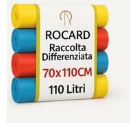 Rocard® | SACCHI PATTUMIERA CON MANIGLIE | 160 SACCHI | 16 BOX DA 10 SACCHI |