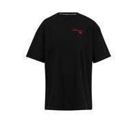 ROCAWEAR Maglia extra large 'Crown' grigio / rosso / nero / bianco Donna ROCAWEAR L grigio / rosso / nero / bianco