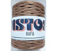 Rocca da 250 mt. rafia per borse, cappelli e varie, larghezza +- circa 4 mm. (Marrone)