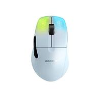 Roccat Kone Pro Air Gaming Mouse wireless per PC, mouse Bluetooth ergonomico per computer con sensore ottico 19K DPI, illuminazione RGB AIMO e rotella di scorrimento in alluminio, durata della