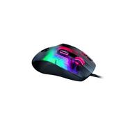 Roccat Kone XP - mouse da gioco con illuminazione 3D e sensore ottico da 19.000 DPI, rotellina 4D in cristallo, funzionalità multi-pulsante e illuminazione AIMO RGB, nero