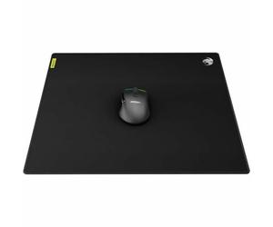Roccat ROC-13-177, Sense CTRL - Tappetino per mouse da gioco con fondo gommato antiscivolo, superficie di precisione vulcanizzata e bordi cuciti piatti, quadrato, Nero