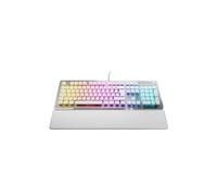 ROCCAT Vulcan II Tastiera Meccanica da Gioco per Pc, Tasti Retroilluminati RGB Personalizzabili, Poggiapolsi Rimovibile, Titano II Linear Switches, Bianco