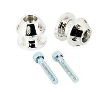 Rocchetti / cursori cavaletto x2 D.6 x 125 mm argento