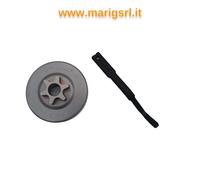 CAMPANA FRIZIONE ROCCHETTO PIGNONE CATENA 3/8 PICCO 6 DENTI MOTOSEGA MS 193/194