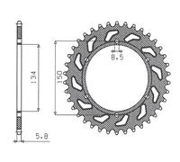 Sunstar Rocchetto per catena SPY84-20