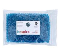 Roccia di vetro rotonda argento blu per bambini 3,0 mm. 8/0 500 gr.