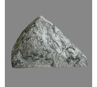 Roccia finta, Pietra in fibra di vetro non cava, texture realistica, rocce artificiali leggere, for decorazioni for acquari, fotografia di giardini, paesaggi di piscine(18.5x5.5x11.8in)