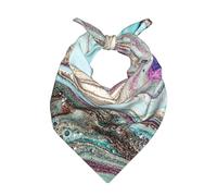 Roccia geode di agata arcobaleno,Sciarpa bandana per uomo e donna - Bandane eleganti e versatili per il collo e la testa