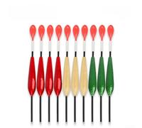 Roccia Pesca Bobbers 10pcs Balsa Long Cast | Nucleo leggero in balsa, elevata stabilità di galleggiamento, prestazioni in mare mosso, costruzione, segnale sensibile
