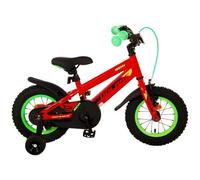 Roccioso 12 Pollici Bicicletta Bambini Rosso 3-4,5 Anni Bicicletta Ruote Mano /