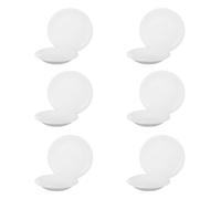 SERVIZIO PIATTI 12 PZ BORMIOLI IN ARCOPAL BIANCO WHITE MOON 6 PIANI + 6 FONDI