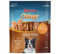 Rocco Chings Steak Style Snack per cani - 200 g Carne di pollo