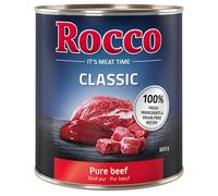 Rocco Classic 24 x 800 g Alimento umido per cani - Manzo Puro