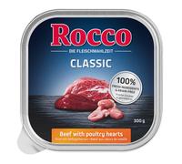Rocco Classic Vaschette 9 x 300 g - Manzo con Cuore di Pollo