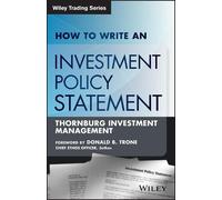 Rocco DiBruno How to Write an Investment Policy Statement (Tascabile)