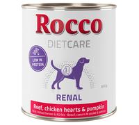Rocco Diet Care Renal Manzo con Cuori di Pollo & Zucca 800 g umido cane - 6 x 800 g